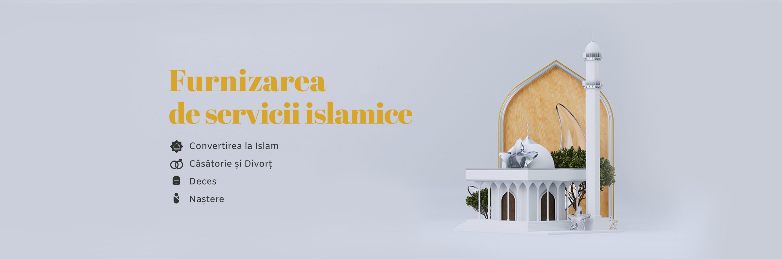 Furnizarea de servicii islamice